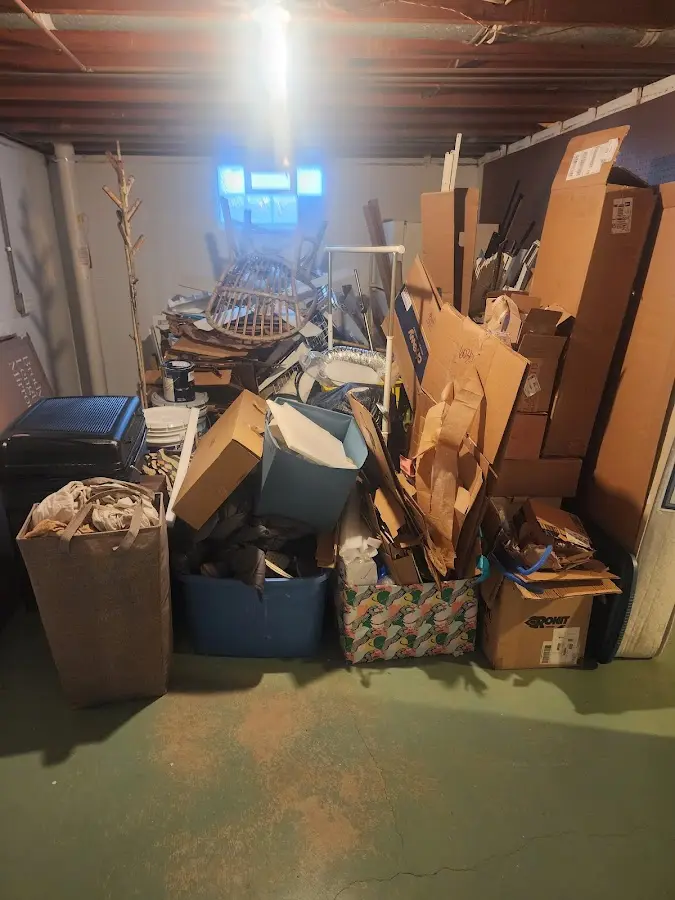 Roll-off dumpster container at job site for Construction Dumpster Rental in Watertown